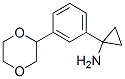 1-[3-(1,4-二噁烷-2-基)苯基]-環(huán)丙胺結(jié)構(gòu)式_935460-70-1結(jié)構(gòu)式