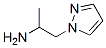 1-(1H-吡唑-1-基)丙烷-2-胺結(jié)構(gòu)式_936940-15-7結(jié)構(gòu)式