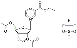 3-(乙氧羰基)-1-(2,3,5-三-O-乙酰基-beta-D-呋喃核糖基)-吡啶鎓三氟甲烷磺酸酯結構式_936945-09-4結構式