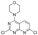 4-(2,7-二氯吡啶并[2,3-D]嘧啶-4-基)嗎啉結(jié)構(gòu)式_938443-21-1結(jié)構(gòu)式