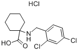 1-(2,4-二氯-芐基氨基)-環(huán)己烷羧酸鹽酸鹽結(jié)構(gòu)式_939761-03-2結(jié)構(gòu)式