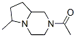 (7CI)-2-乙?；藲?6-甲基吡咯并[1,2-a]吡嗪結(jié)構(gòu)式_94408-65-8結(jié)構(gòu)式
