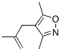 Isoxazole, 3,5-dimethyl-4-(2-methyl-2-propenyl)-(9ci) Structure,95113-52-3Structure
