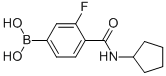 4-(環(huán)戊基氨基甲酰)-3-氟苯硼酸結(jié)構(gòu)式_957034-70-7結(jié)構(gòu)式