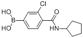 3-氯-4-(環(huán)戊基氨基甲酰)苯硼酸結(jié)構(gòu)式_957061-19-7結(jié)構(gòu)式