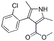 1H-pyrrole-3-carboxylicacid,4-(2-chlorophenyl)-2,5-dimethyl-,methylester(9ci) Structure,95838-58-7Structure