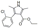 1H-pyrrole-3-carboxylicacid,4-(2-chlorophenyl)-2,5-dimethyl-,ethylester(9ci)Structure,95838-65-6Structure 1H-pyrrole-3-carboxylicacid,4-(2-chlorophenyl)-2,5-dimethyl-,ethylester(9ci) Structure,95838-65-6Structure