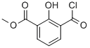 Benzoic acid, 3-(chlorocarbonyl)-2-hydroxy-, methyl ester (9ci) Structure,97070-49-0Structure