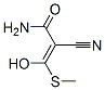 2-氰基-3-羥基-3-(甲基硫代)-2-丙酰胺結(jié)構(gòu)式_97242-60-9結(jié)構(gòu)式