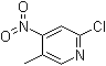 2-Chloro-5-methyl-4-nitropyridine Structure,97944-45-1Structure