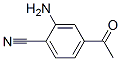 Benzonitrile, 4-acetyl-2-amino-(9ci) Structure,98012-86-3Structure