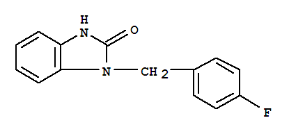 1-(4-氟芐基)-1H-苯并[d]咪唑-2(3H)-酮結構式_100460-87-5結構式