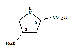 順式-(9ci)-4-(甲基硫代)-L-脯氨酸結(jié)構式_20182-95-0結(jié)構式
