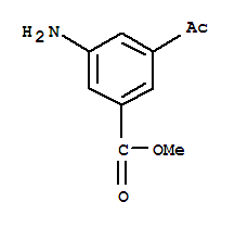 Benzoic acid, 3-acetyl-5-amino-, methyl ester (9ci) Structure,204017-76-5Structure