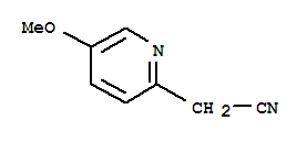 2-Pyridineacetonitrile,5-methoxy-(9ci) Structure,204067-34-5Structure