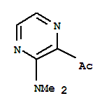 (9ci)-1-[3-(二甲基氨基)吡嗪]-乙酮結構式_206278-31-1結構式
