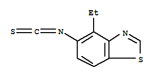 Benzothiazole, 4-ethyl-5-isothiocyanato-(9ci) Structure,208458-52-0Structure