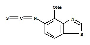 Benzothiazole, 5-isothiocyanato-4-methoxy-(9ci) Structure,208458-63-3Structure