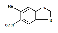 Benzothiazole, 6-methyl-5-nitro-(9ci) Structure,208512-67-8Structure
