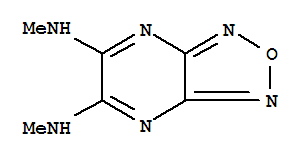 (9ci)-N,N-二甲基-[1,2,5]噁二唑并[3,4-b]吡嗪二胺結構式_210301-47-6結構式