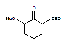 (9ci)-3-甲氧基-2-氧代-環(huán)己烷羧醛結(jié)構(gòu)式_212762-69-1結(jié)構(gòu)式