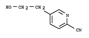 2-Pyridinecarbonitrile,5-(2-hydroxyethyl)-(9ci) Structure,214614-70-7Structure
