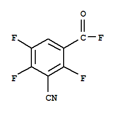 Benzoyl fluoride, 3-cyano-2,4,5-trifluoro-(9ci) Structure,214774-56-8Structure