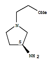 (3s)-(9ci)-1-(2-甲氧基乙基)-3-吡咯烷胺結(jié)構(gòu)式_216667-74-2結(jié)構(gòu)式