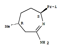 2H-azepin-7-amine,3,4,5,6-tetrahydro-5-methyl-2-(1-methylethyl)-,(2s,5r)-(9ci)Structure,219477-93-7Structure 2H-azepin-7-amine,3,4,5,6-tetrahydro-5-methyl-2-(1-methylethyl)-,(2s,5r)-(9ci) Structure,219477-93-7Structure