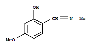 (9CI)-5-甲氧基-2-[(甲基亞氨基)甲基]-苯酚結構式_219718-69-1結構式