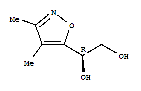 (1r)-(9ci)-1-(3,4-二甲基-5-異噁唑基)-1,2-乙烷二醇結構式_219932-56-6結構式