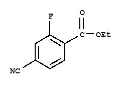 Benzoic acid, 4-cyano-2-fluoro-, ethyl ester (9ci) Structure,220389-15-1Structure