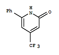 6-Phenyl-4-(trifluoromethyl)-2-pyridone Structure,22122-89-0Structure