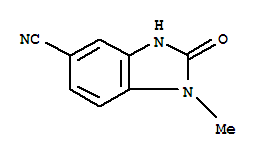 1H-benzimidazole-5-carbonitrile,2,3-dihydro-1-methyl-2-oxo-(9ci) Structure,221290-16-0Structure