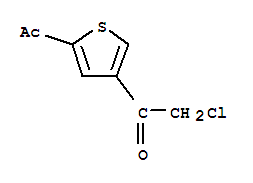 (9ci)-1-(5-乙?；?3-噻吩)-2-氯-乙酮結(jié)構(gòu)式_22175-99-1結(jié)構(gòu)式
