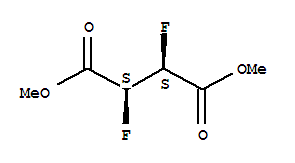 Butanedioic acid, 2,3-difluoro-, dimethyl ester, (2s,3s)-(9ci) Structure,222312-03-0Structure