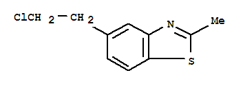 Benzothiazole, 5-(2-chloroethyl)-2-methyl-(8ci) Structure,22240-44-4Structure