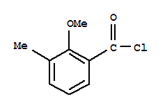 Benzoyl chloride, 2-methoxy-3-methyl-(9ci) Structure,22256-43-5Structure