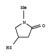 2-Pyrrolidinone,4-mercapto-1-methyl-(9ci) Structure,222856-41-9Structure