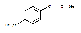 Benzoic acid, 4-(1-propynyl)-(9ci) Structure,223562-52-5Structure