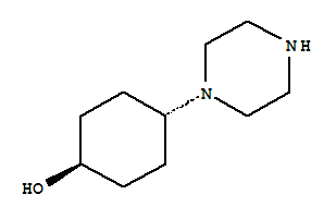 反式-(9ci)-4-(1-哌嗪)-環(huán)己醇結(jié)構(gòu)式_223605-18-3結(jié)構(gòu)式