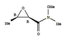 (2r,3r)-(9ci)-n-甲氧基-n,3-二甲基-環(huán)氧乙烷羧酰胺結構式_226566-30-9結構式