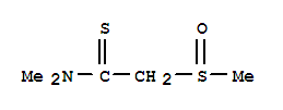 N,N-二甲基-2-(甲基亞磺酰基)-乙烷硫代酰胺結構式_226709-23-5結構式