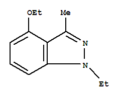 1H-indazole,4-ethoxy-1-ethyl-3-methyl-(9ci) Structure,227323-64-0Structure
