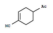 (6ci,8ci,9ci)-4-乙?；?1-環(huán)己烯-1-甲腈結(jié)構(gòu)式_22748-62-5結(jié)構(gòu)式