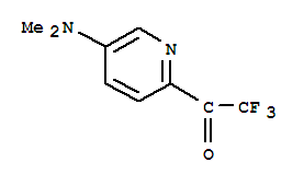 (9ci)-1-[5-(二甲基氨基)-2-吡啶]-2,2,2-三氟-乙酮結(jié)構(gòu)式_230305-75-6結(jié)構(gòu)式
