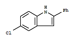 5-氯-2-苯基-1H-吲哚結(jié)構(gòu)式_23746-76-1結(jié)構(gòu)式