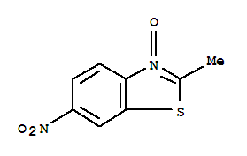 Benzothiazole, 2-methyl-6-nitro-, 3-oxide (8ci) Structure,23808-66-4Structure