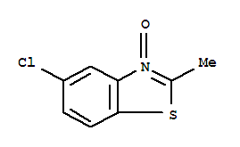 Benzothiazole, 5-chloro-2-methyl-, 3-oxide (8ci) Structure,23808-68-6Structure
