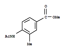 Benzoic acid, 4-(acetylamino)-3-methyl-, methyl ester (9ci) Structure,239075-25-3Structure